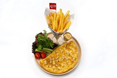 kasar peynirli omlet