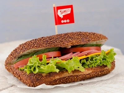 Kaşarlı Salamli Baget Sandviç
